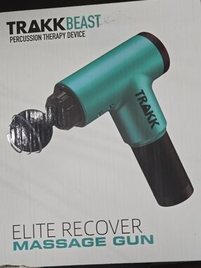 TRAKK Beast Elite Recover Massage Gun - Teal & Black